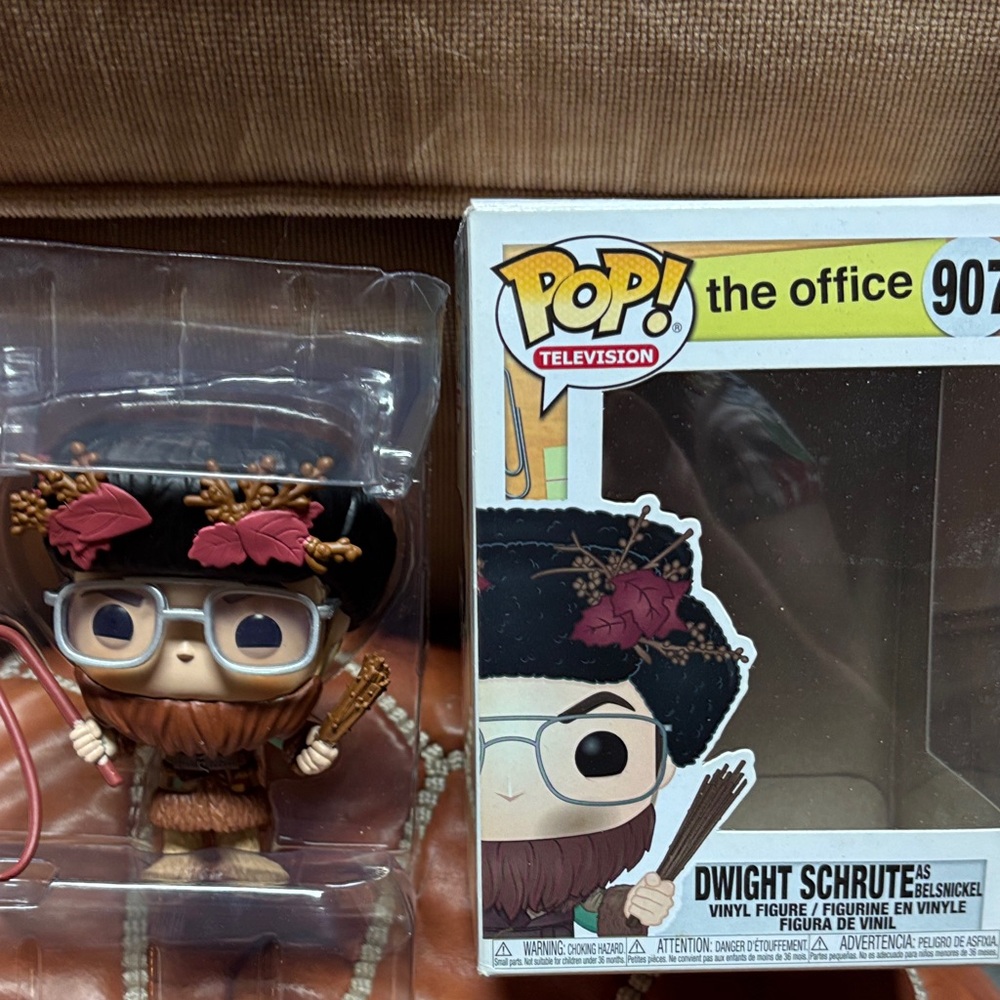 Funko Dwight Schrute Vinyl Figure - Black, Brown, and Red